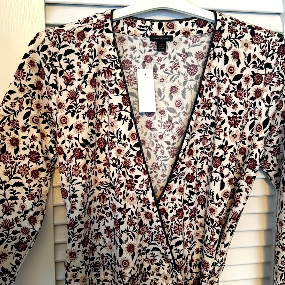 Ann Taylor wrap dress NWT